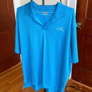 Men's Turquoise Golf Shirt XXL